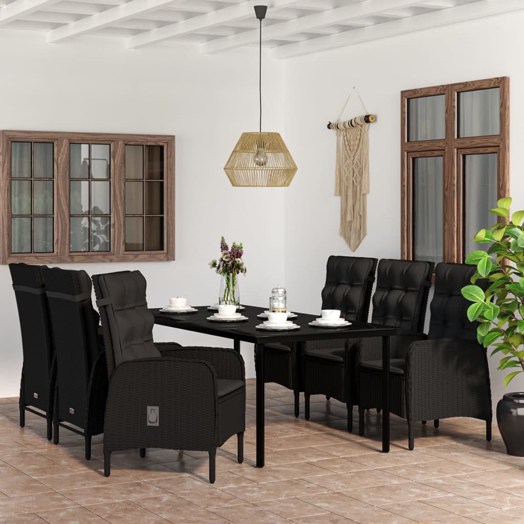 3 Piece Patio Dining Set With Cushions