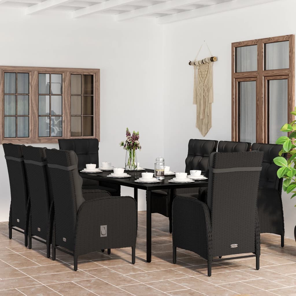 3 Piece Patio Dining Set With Cushions