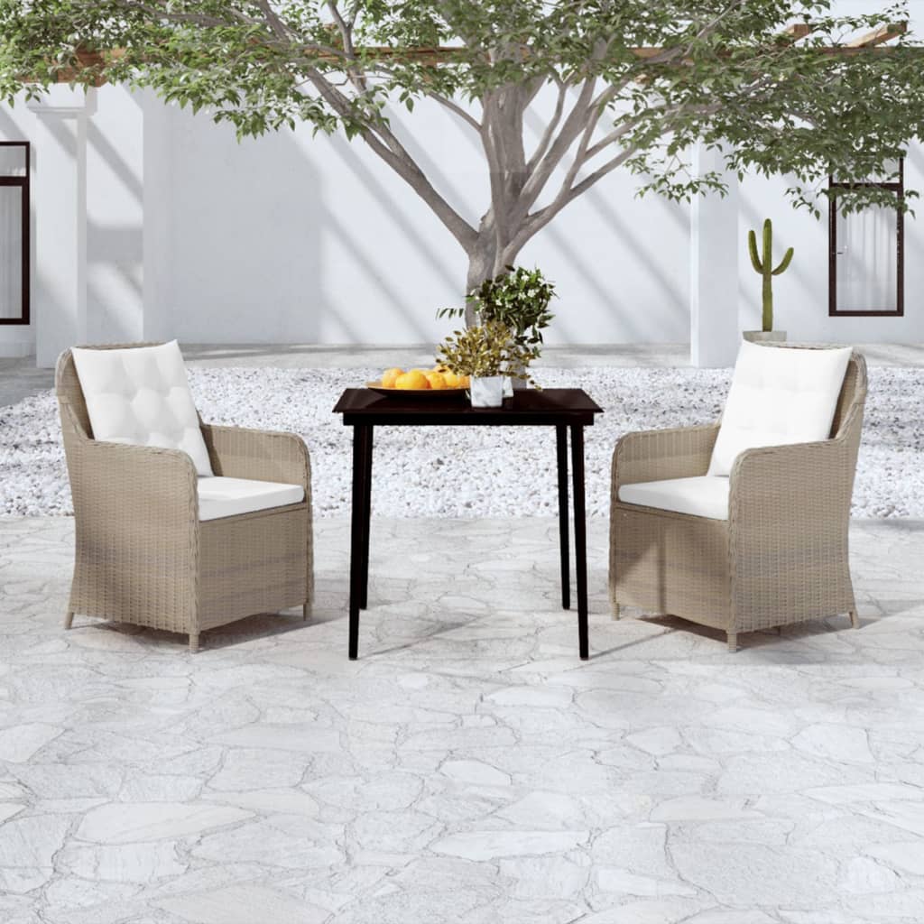 3 Piece Patio Dining Set