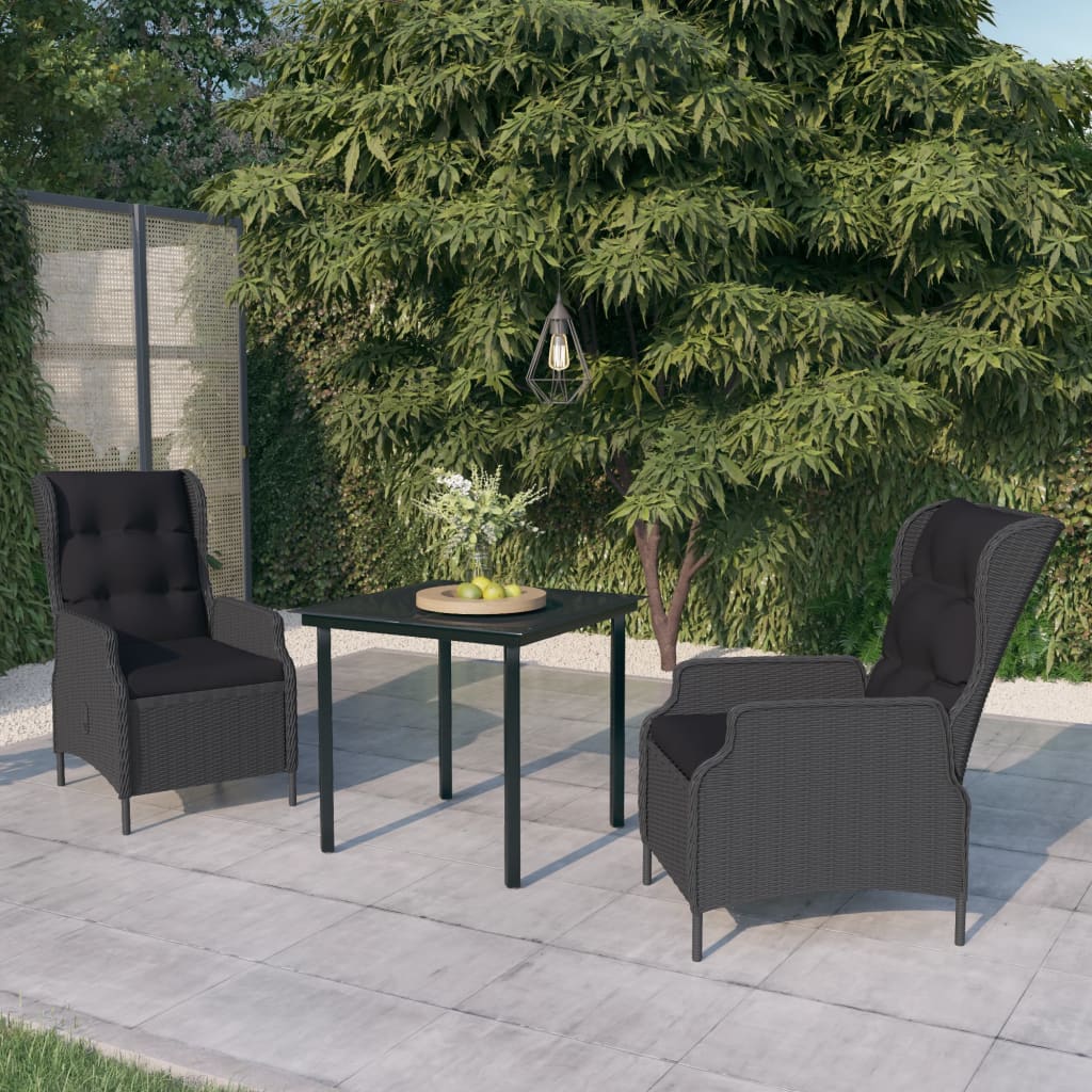 3 Piece Patio Dining Set