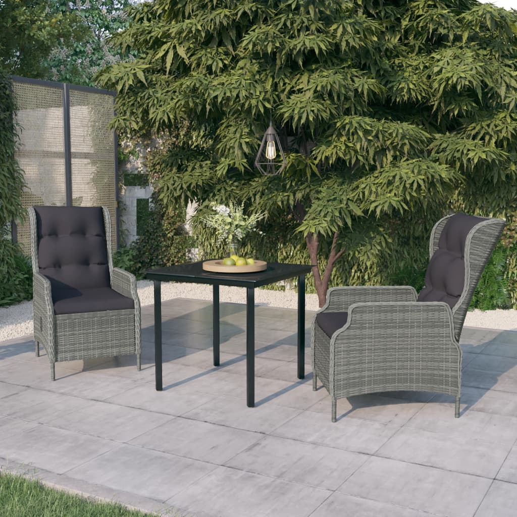 3 Piece Patio Dining Set