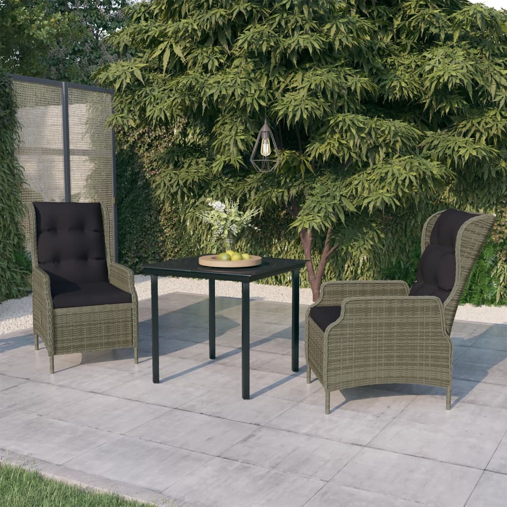 3 Piece Patio Dining Set