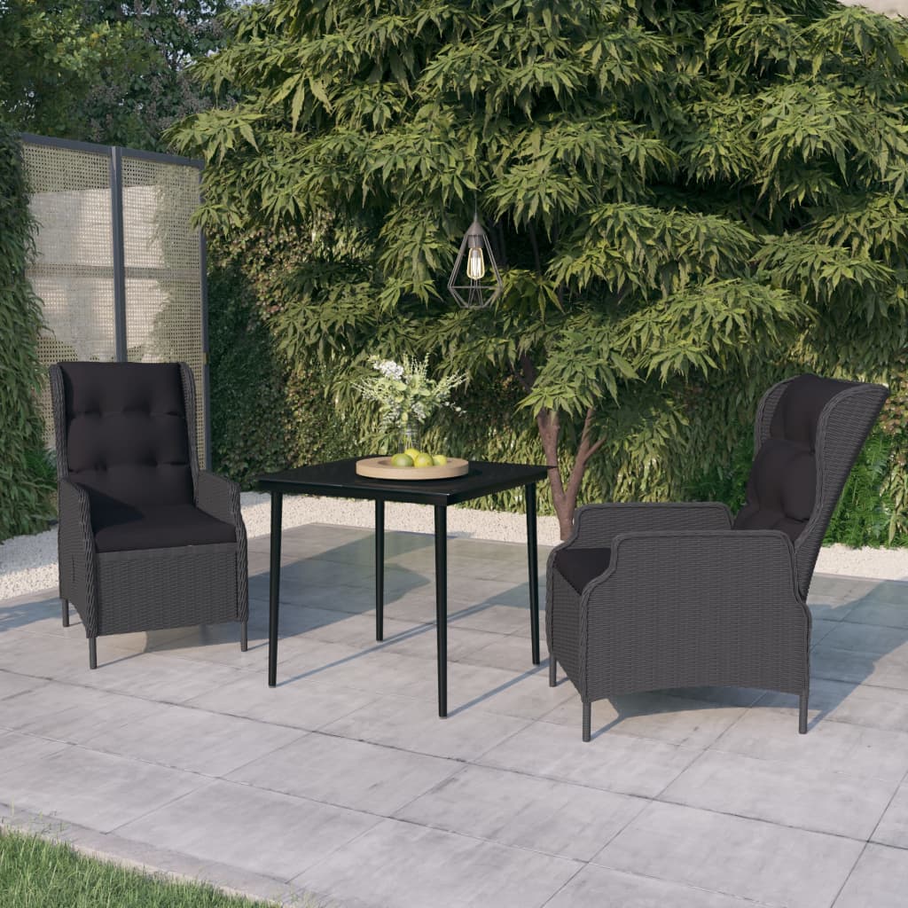 3 Piece Patio Dining Set