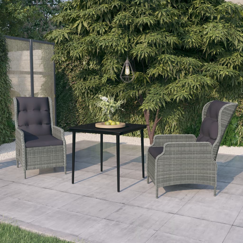 3 Piece Patio Dining Set