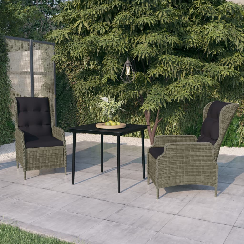 3 Piece Patio Dining Set