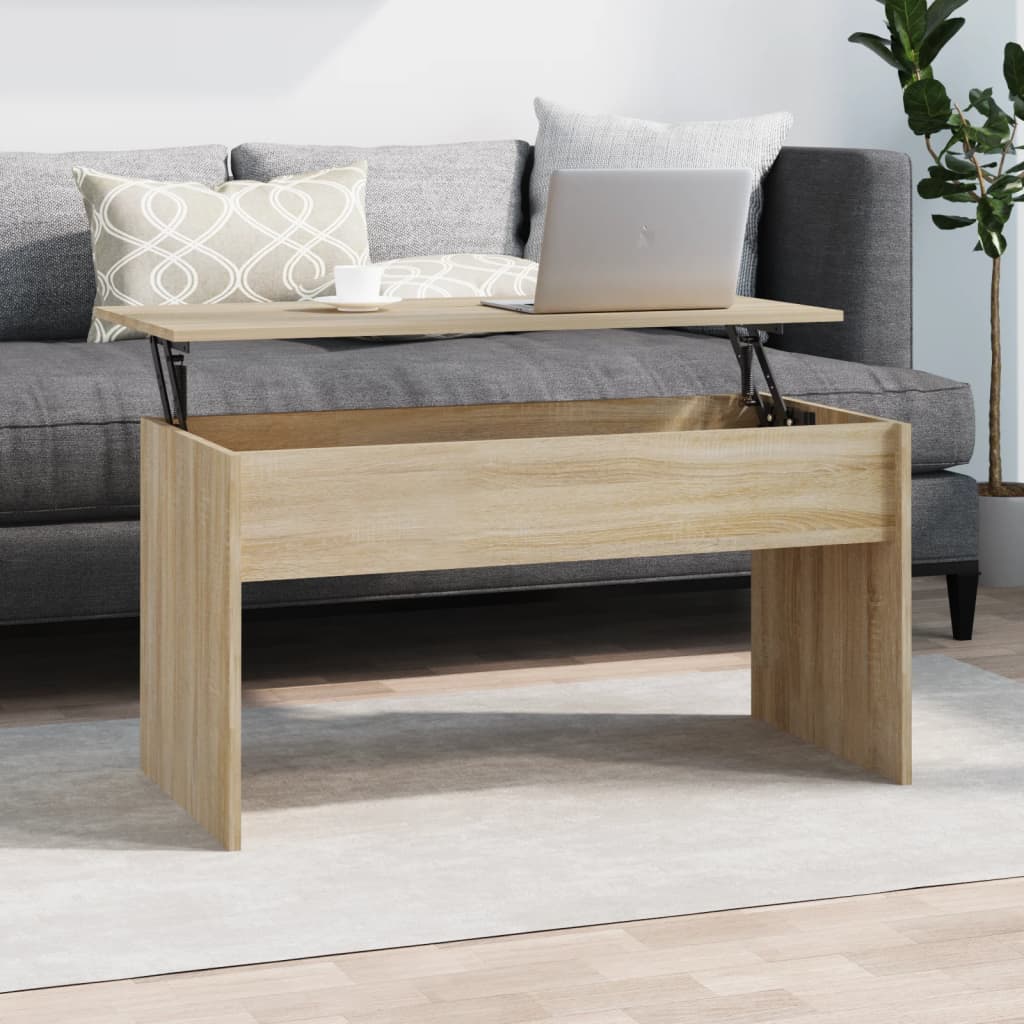 Coffee Table 40.2&quot;X19.9&quot;X20.7&quot; Engineered Wood