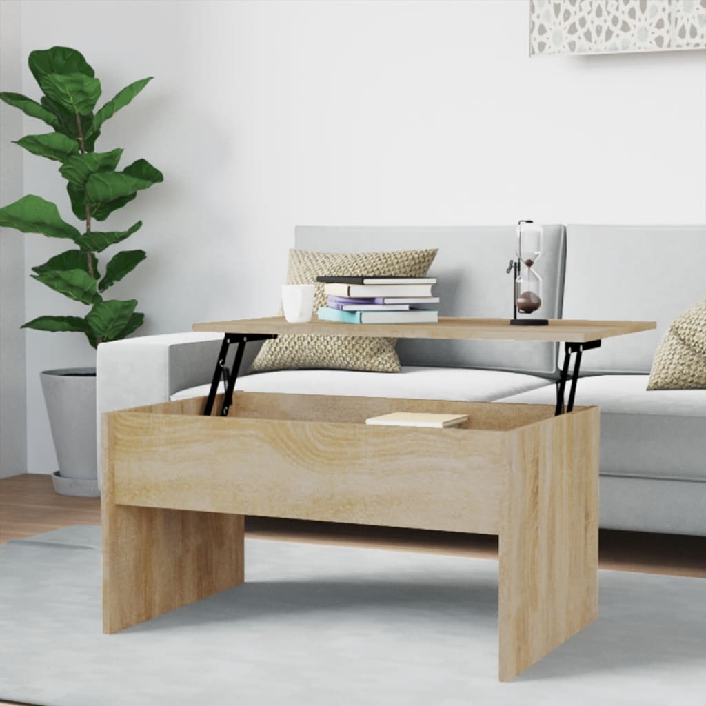 Coffee Table 31.5&quot;X19.9&quot;X16.3&quot; Engineered Wood