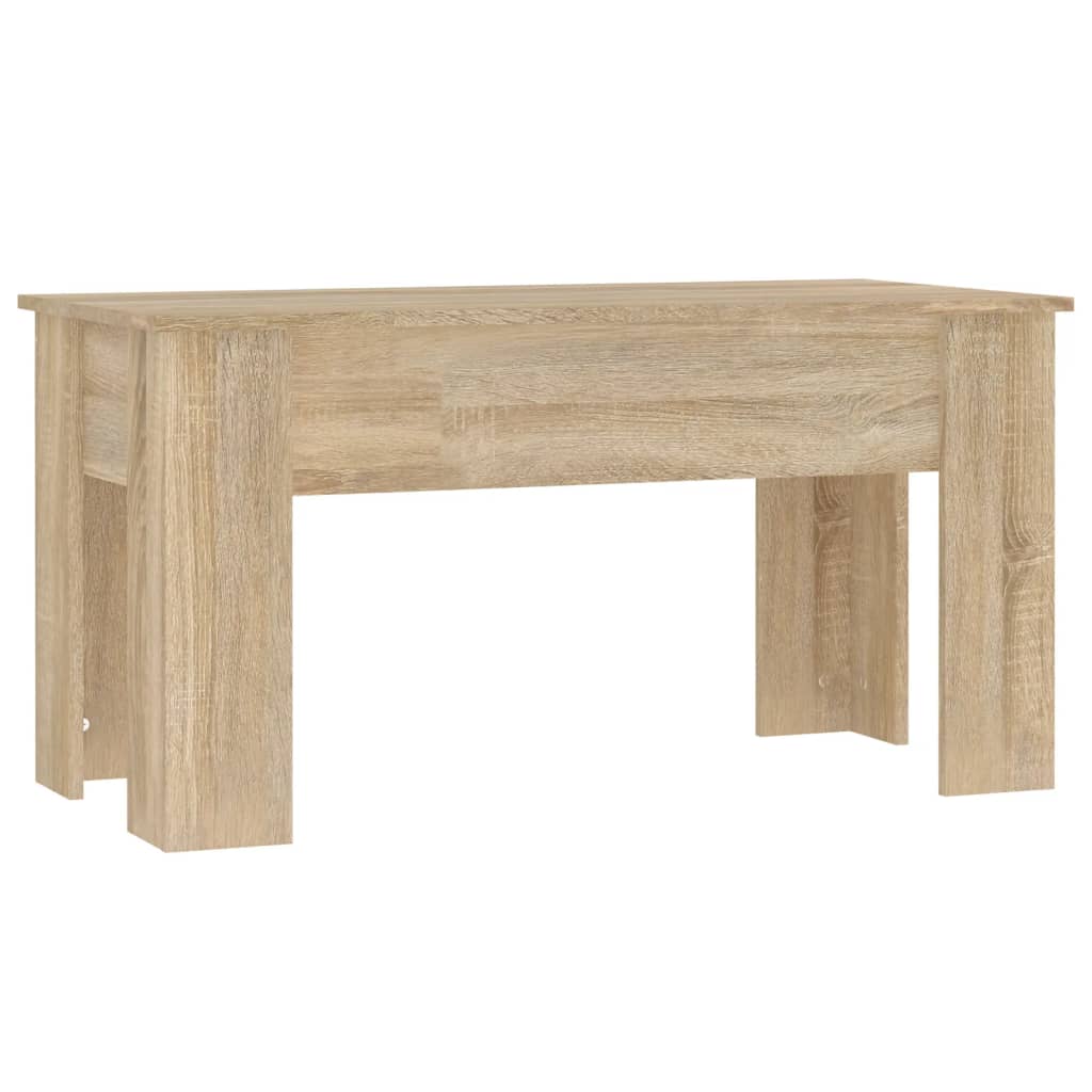 Coffee Table 39.8&quot;X19.3&quot;X20.5&quot; Engineered Wood