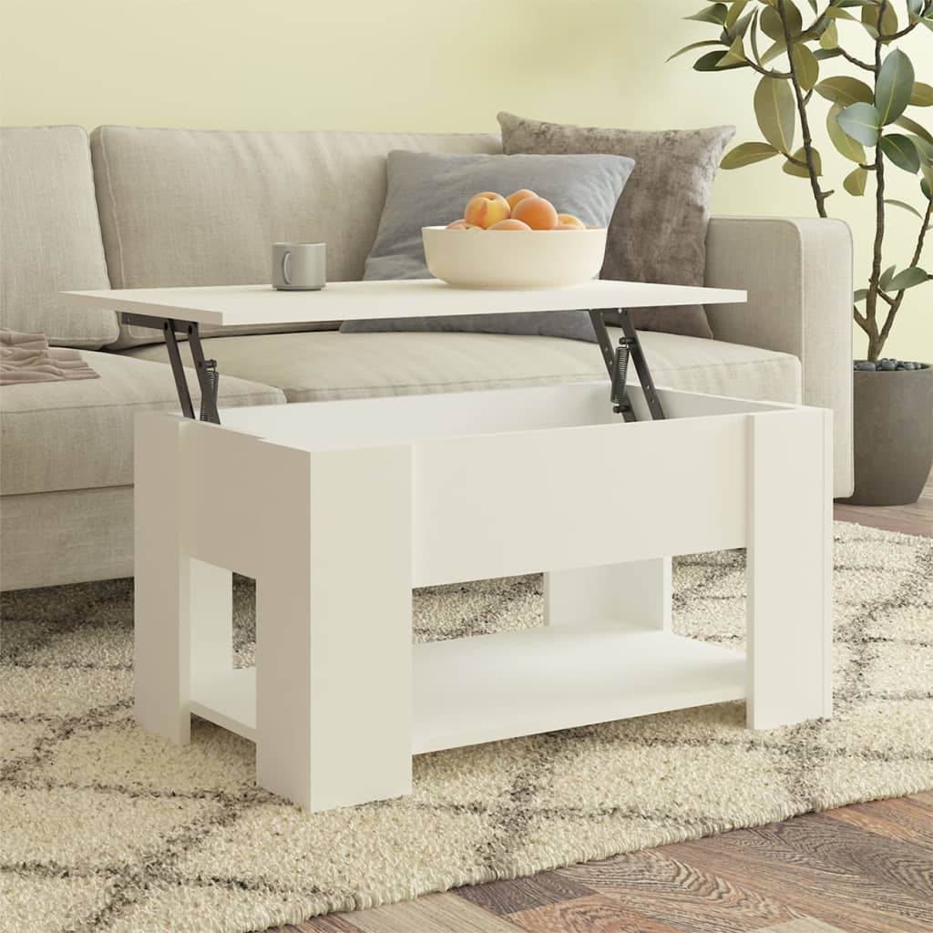 Coffee Table 31.1&quot;X19.3&quot;X16.1&quot; Engineered Wood