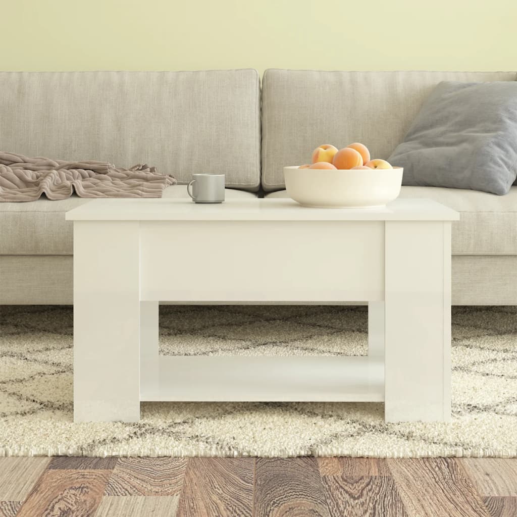 Coffee Table 31.1&quot;X19.3&quot;X16.1&quot; Engineered Wood