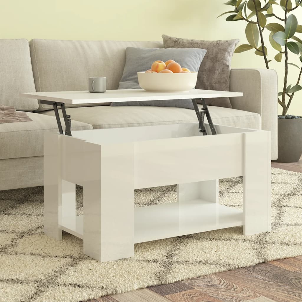 Coffee Table 31.1&quot;X19.3&quot;X16.1&quot; Engineered Wood