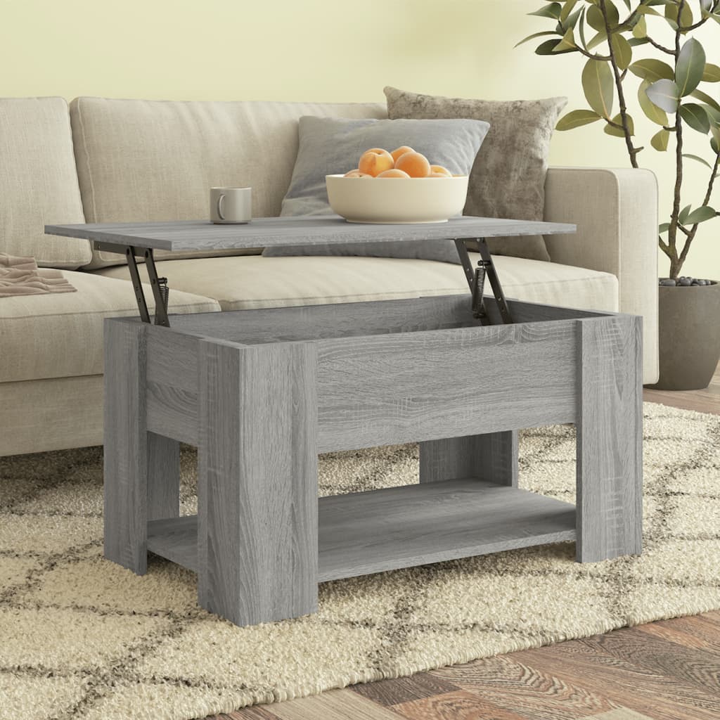 Coffee Table 31.1&quot;X19.3&quot;X16.1&quot; Engineered Wood