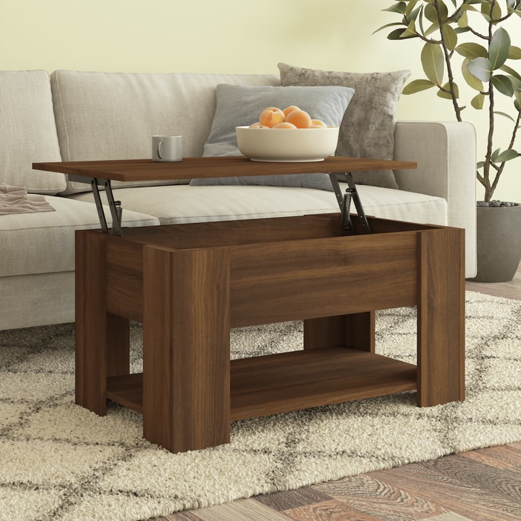 Coffee Table 31.1&quot;X19.3&quot;X16.1&quot; Engineered Wood