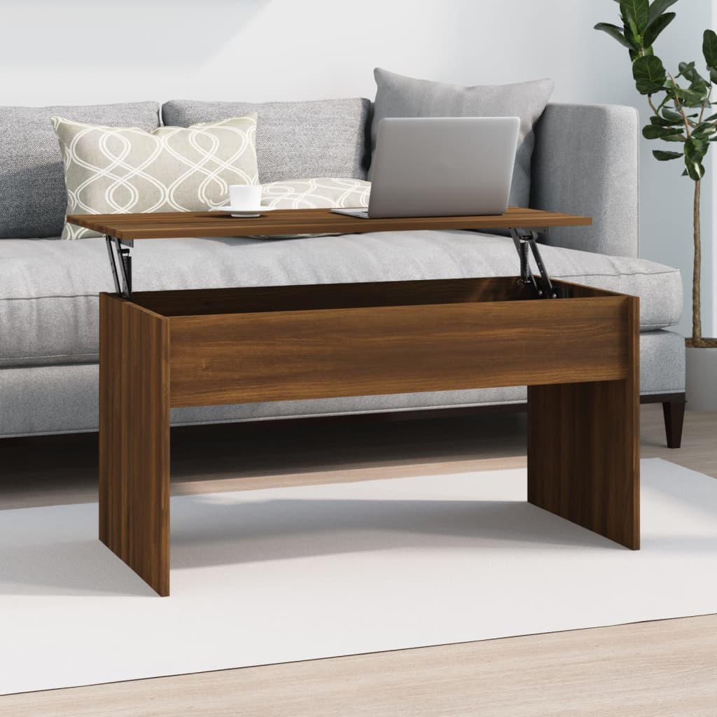 Coffee Table 40.2&quot;X19.9&quot;X20.7&quot; Engineered Wood