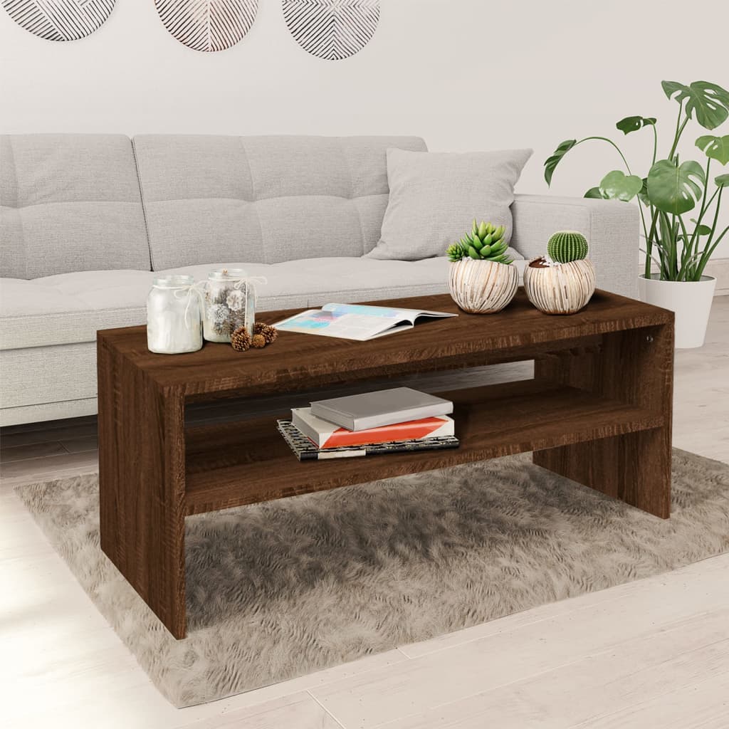 Coffee Table 39.4&quot;X15.7&quot;X15.7&quot; Engineered Wood