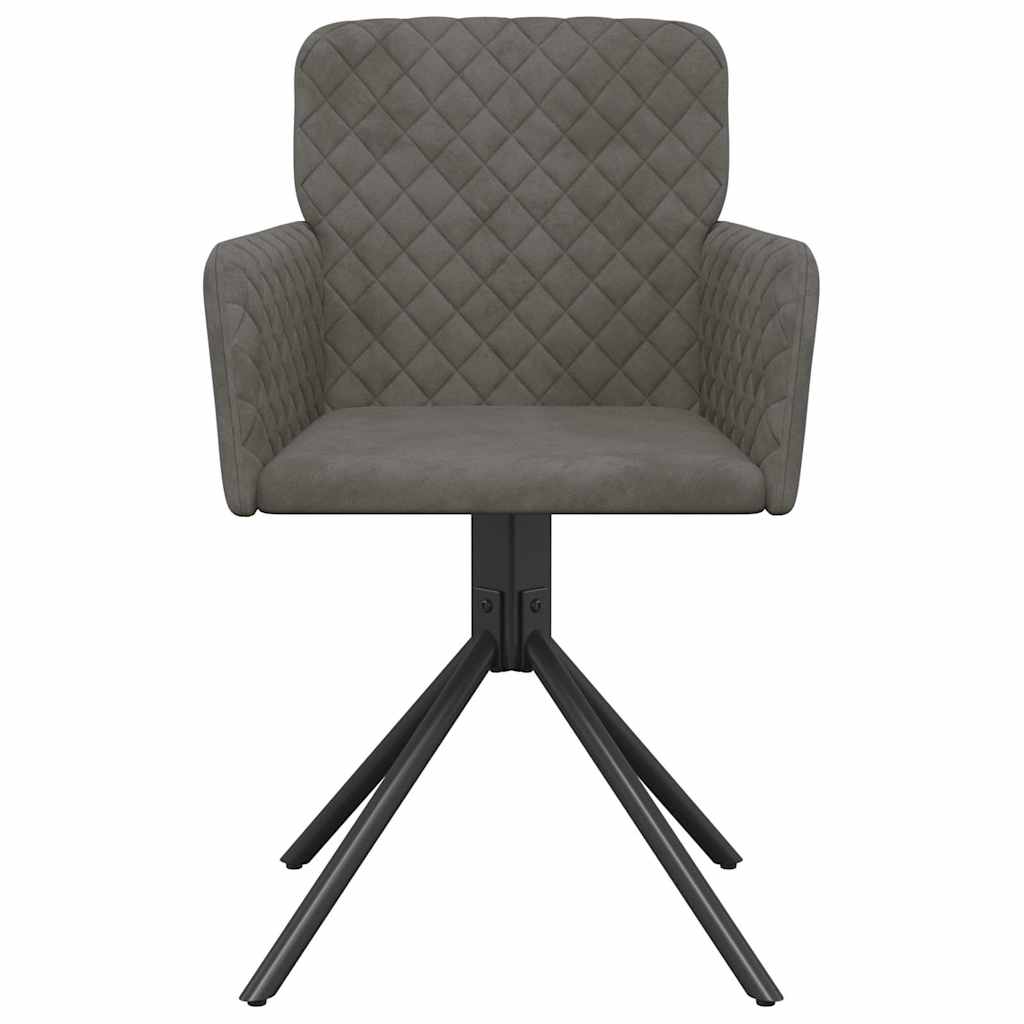 Swivel Dining Chairs 2 Pcs Velvet