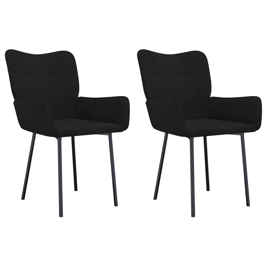 Dining Chairs 2 Pcs Velvet