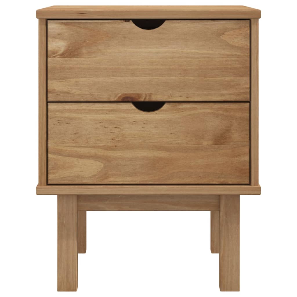 Bedside Cabinet Otta 17.7&quot;X15.4&quot;X22.4&quot; Solid Wood Pine