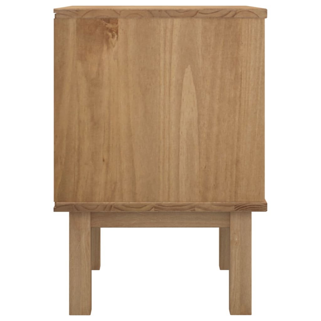 Bedside Cabinet Otta 17.7&quot;X15.4&quot;X22.4&quot; Solid Wood Pine