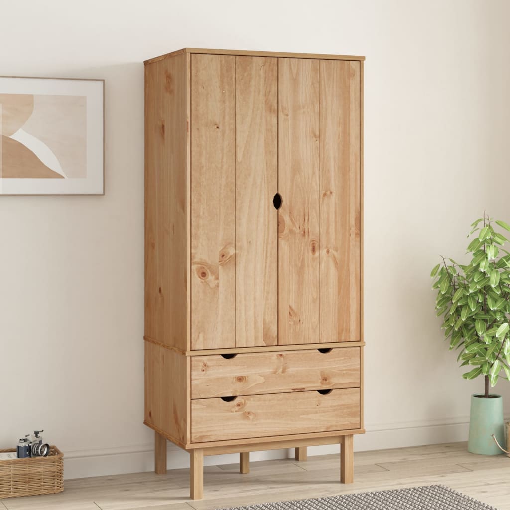 Wardrobe Otta 30.1&quot;X20.9&quot;X67.7&quot; Solid Wood Pine