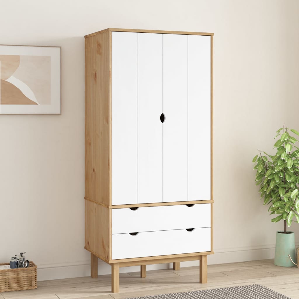 Wardrobe Otta 30.1&quot;X20.9&quot;X67.7&quot; Solid Wood Pine