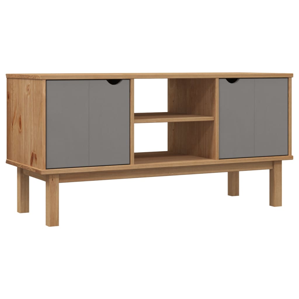 Tv Stand Otta 44.7&quot;X16.9&quot;X22.4&quot; Solid Wood Pine