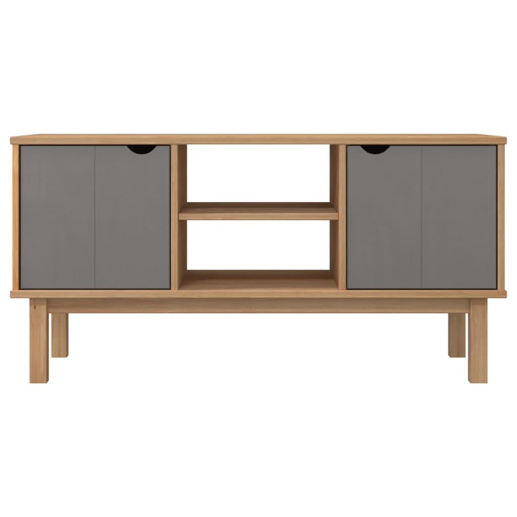 Tv Stand Otta 44.7&quot;X16.9&quot;X22.4&quot; Solid Wood Pine