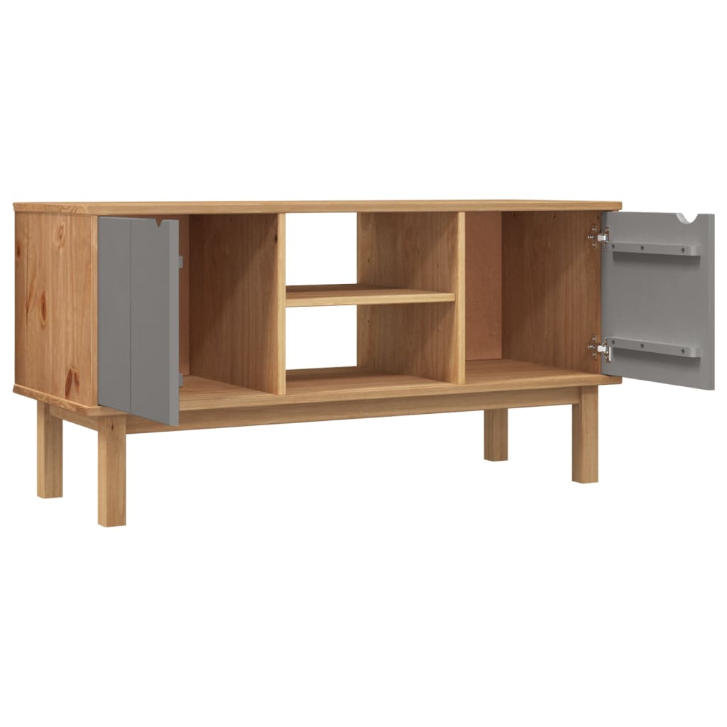 Tv Stand Otta 44.7&quot;X16.9&quot;X22.4&quot; Solid Wood Pine