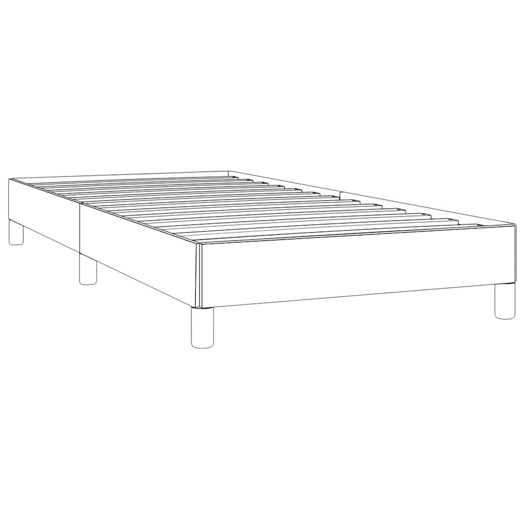 Bed Frame Without Mattress 39.4&quot;X79.9&quot; Fabric