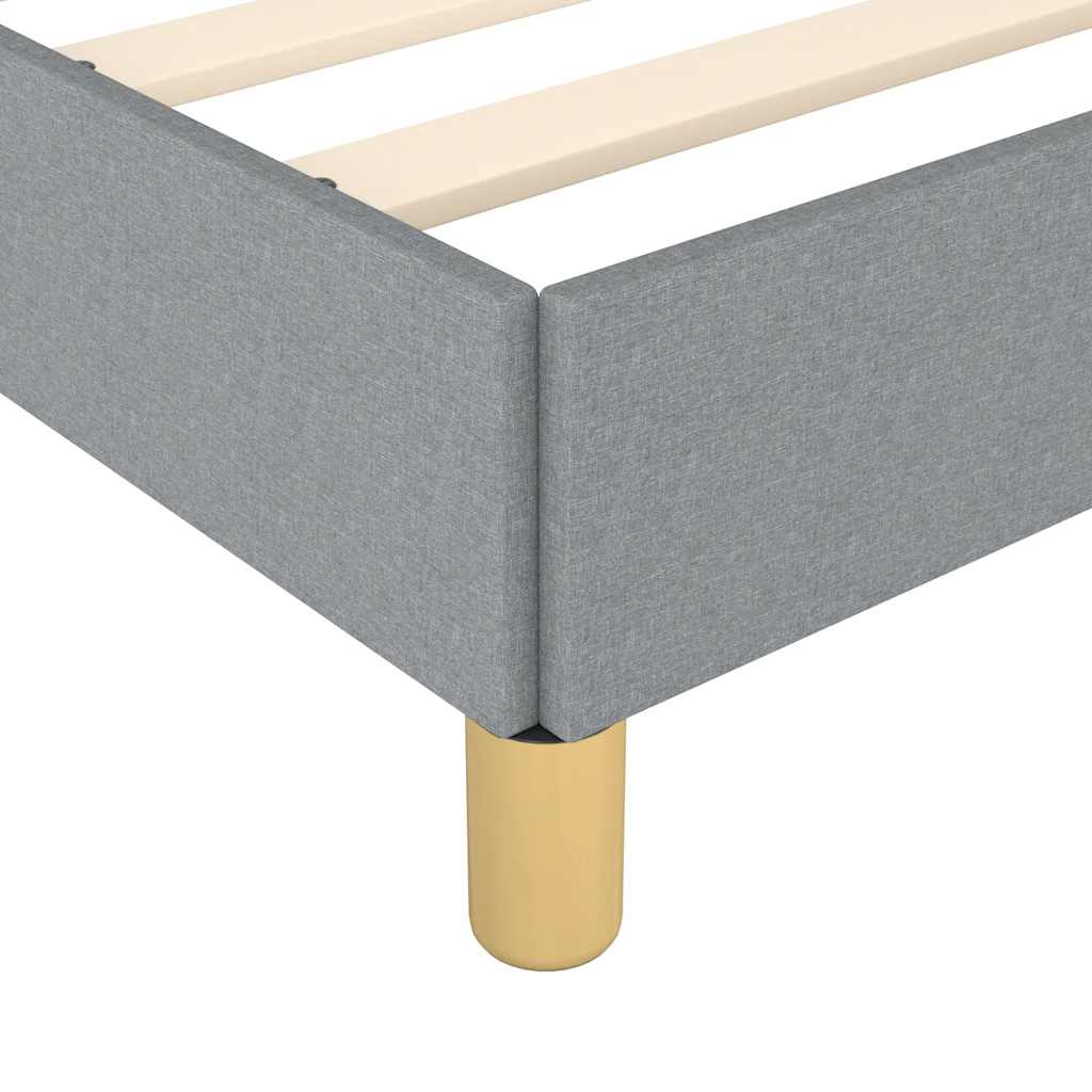 Bed Frame Without Mattress 39.4&quot;X74.8&quot; Fabric