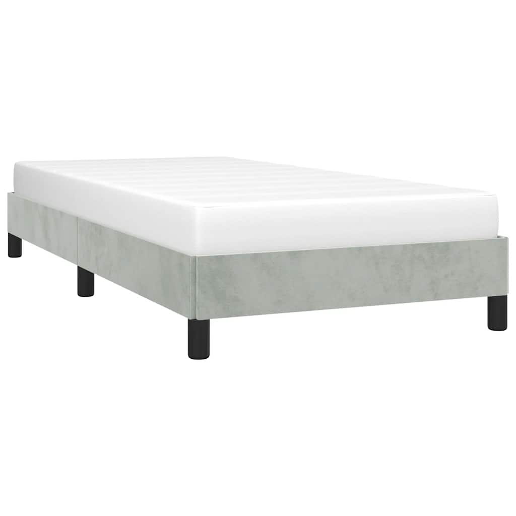 Bed Frame Without Mattress 39.4&quot;X74.8&quot; Velvet