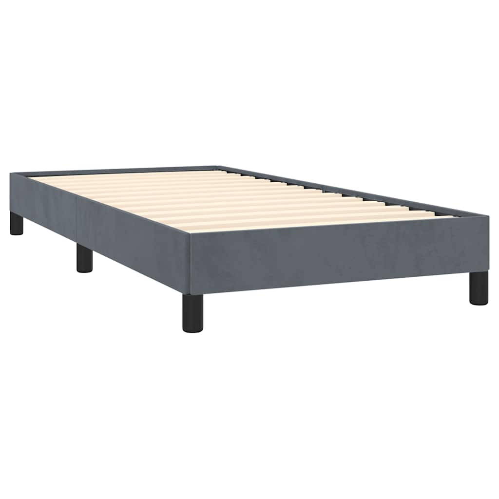 Bed Frame Without Mattress 39.4&quot;X74.8&quot; Velvet