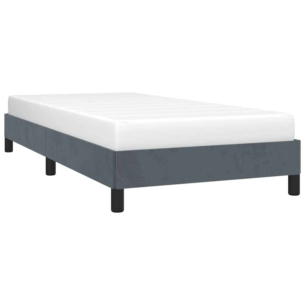 Bed Frame Without Mattress 39.4&quot;X74.8&quot; Velvet