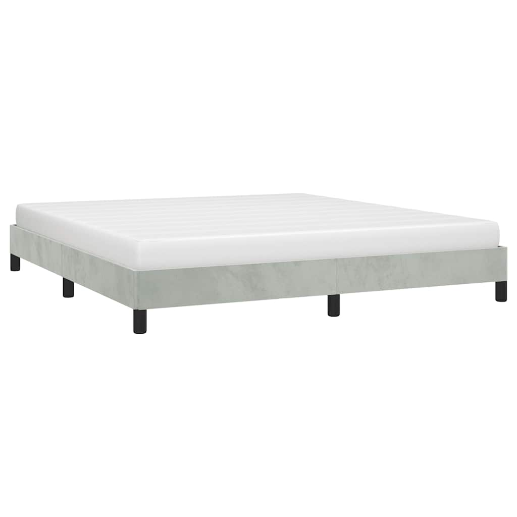 Bed Frame Without Mattress 39.4&quot;X74.8&quot; Velvet