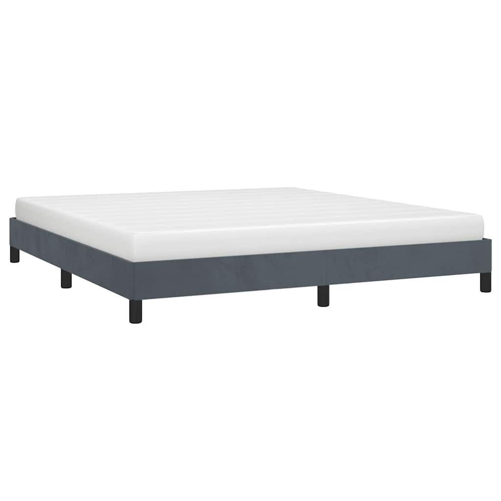 Bed Frame Without Mattress 39.4&quot;X74.8&quot; Velvet