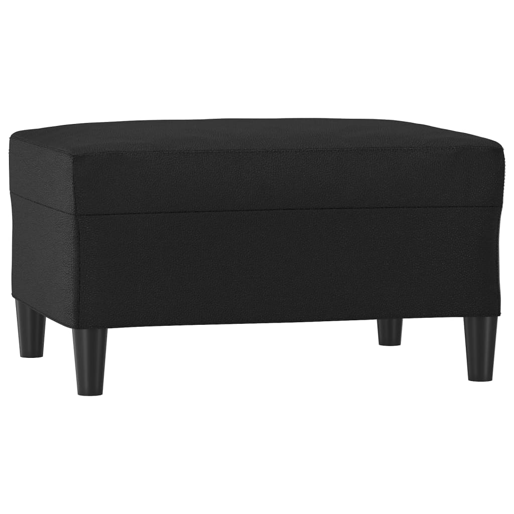 Footstool Faux Leather