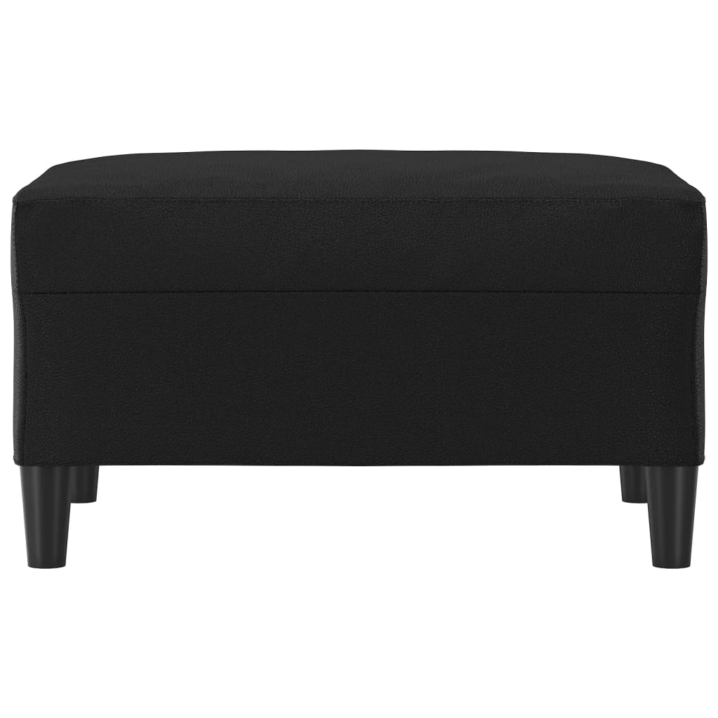 Footstool Faux Leather