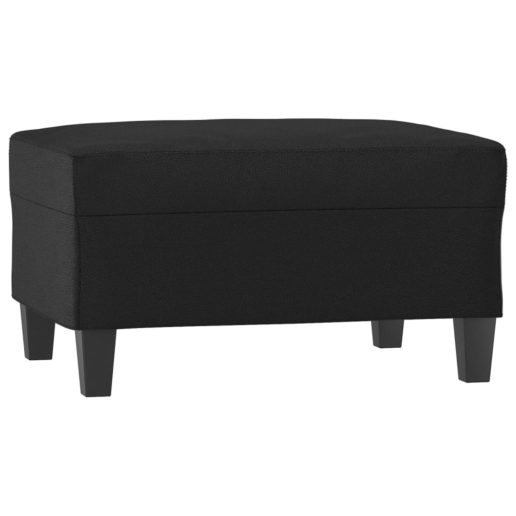 Footstool Faux Leather