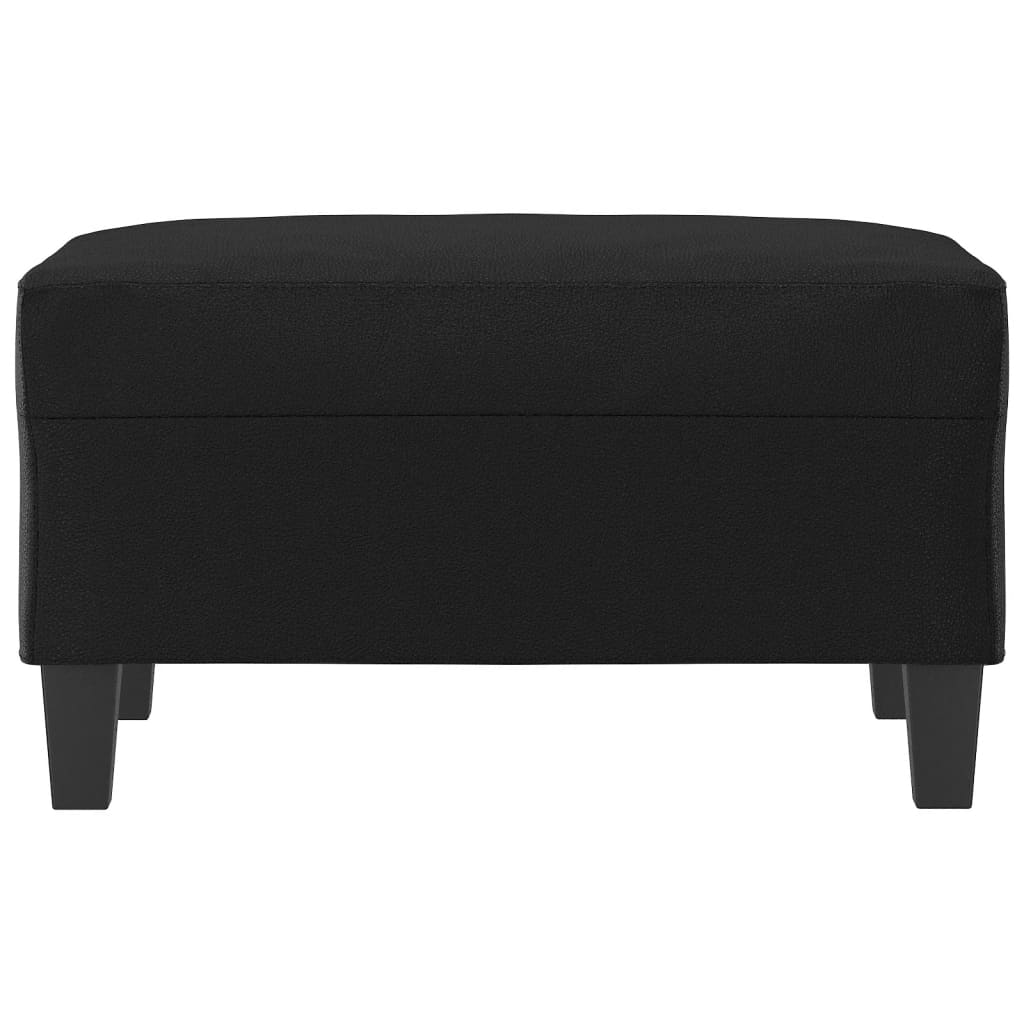 Footstool Faux Leather