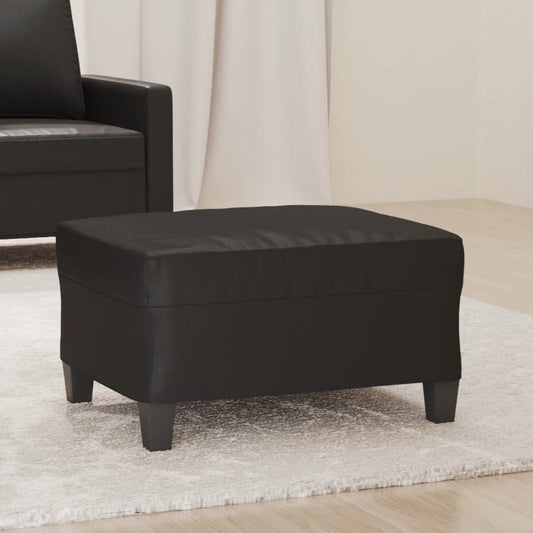 Footstool Faux Leather