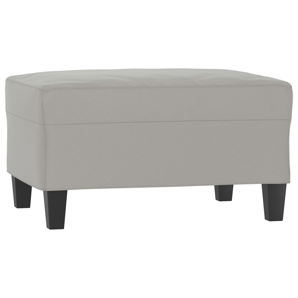 Footstool Microfiber Fabric