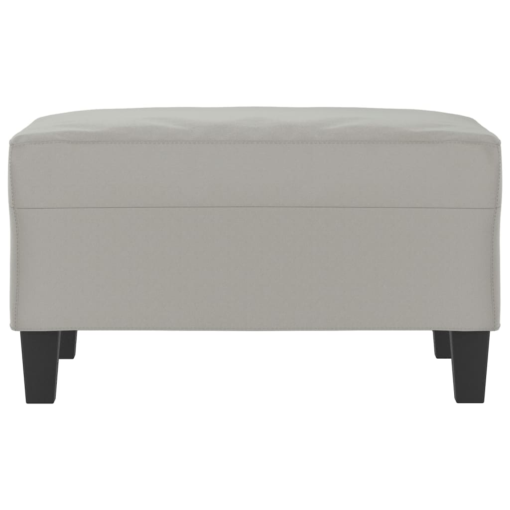 Footstool Microfiber Fabric