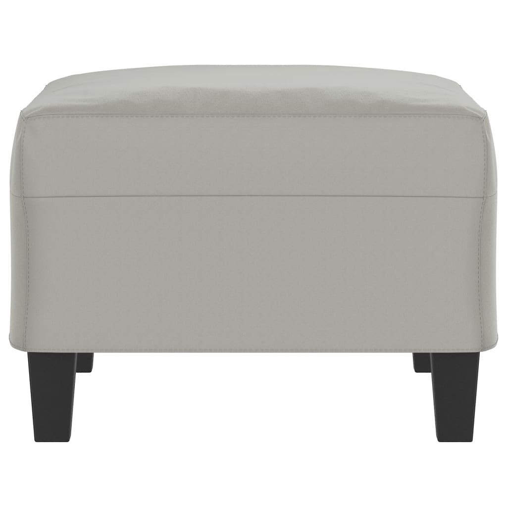 Footstool Microfiber Fabric