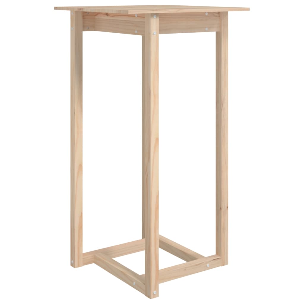 Bar Table Solid Wood Pine