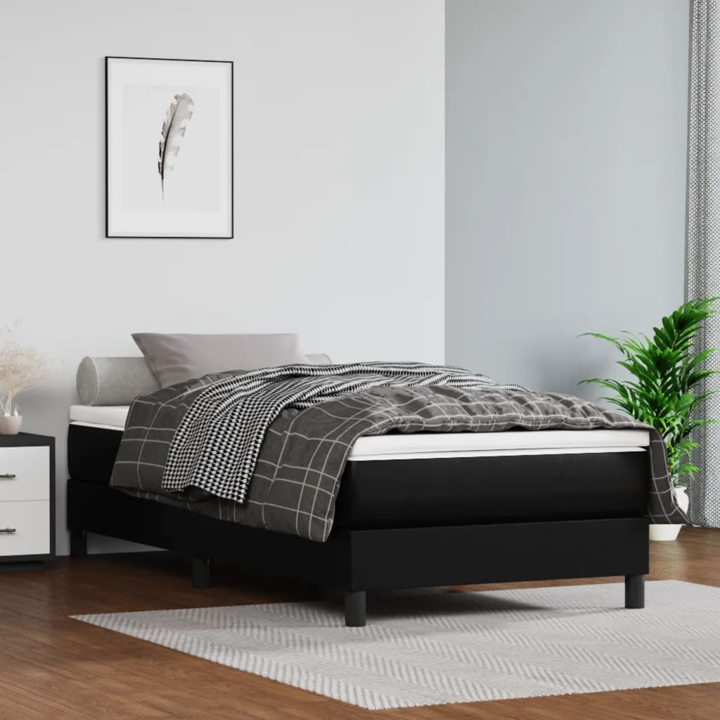 Bed Frame Without Mattress Faux Leather (Us Only)