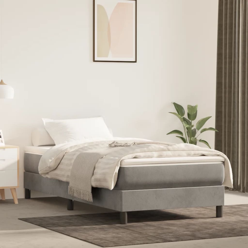 Bed Frame Without Mattress Velvet (Us Only)