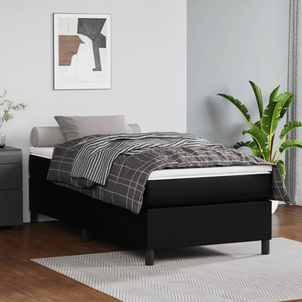 Bed Frame Without Mattress Faux Leather (Us Only)