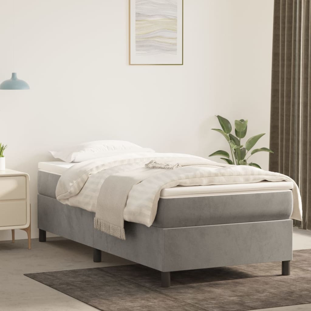 Bed Frame Without Mattress Velvet (Us Only)