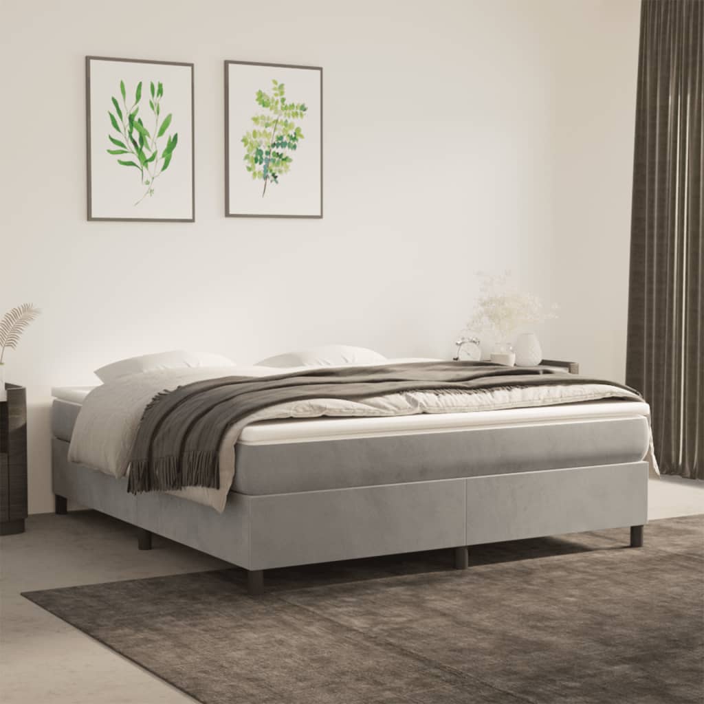 Bed Frame Without Mattress Velvet (Us Only)