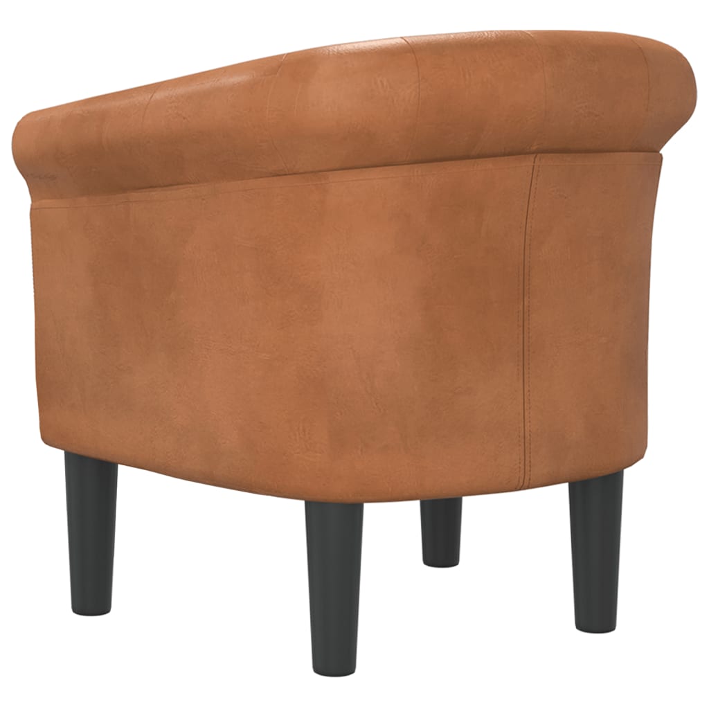 Tub Chair Faux Leather